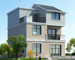 315号新农村三层别墅住宅设计图纸10m×10.14m