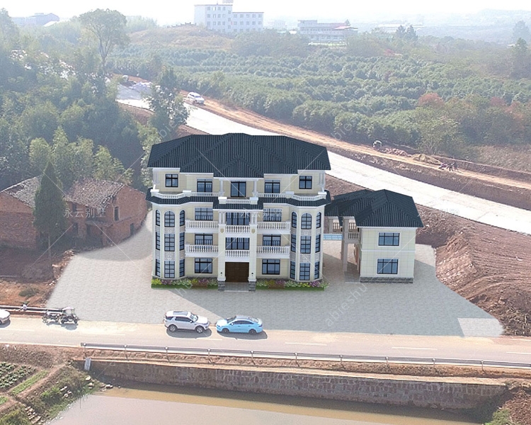 衡阳办公接待商住两用豪华别墅定制设计案例